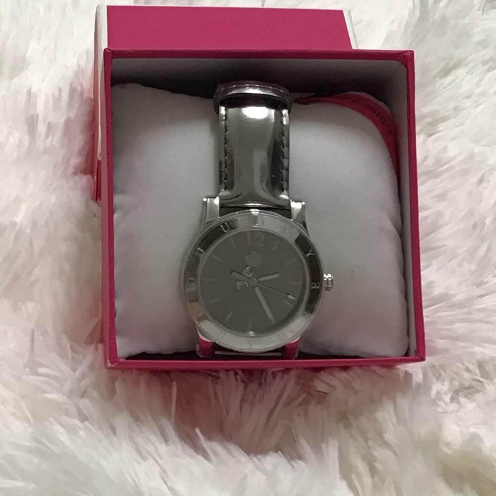 NWT Ladies Juicy Couture Pewter Watch